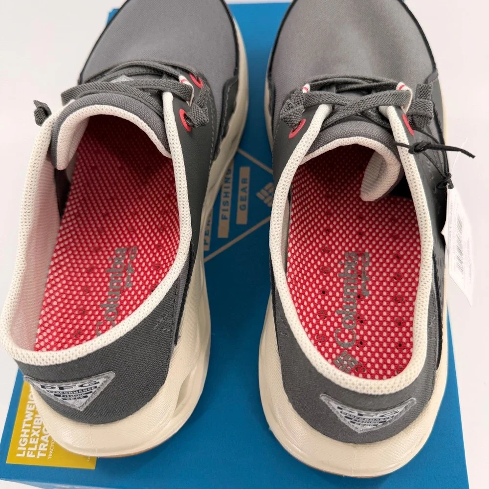Columbia PFG Bahama X Relaxed Mens‎ Boat Shoes Grill Sunset Red BM9625 Size 8.5